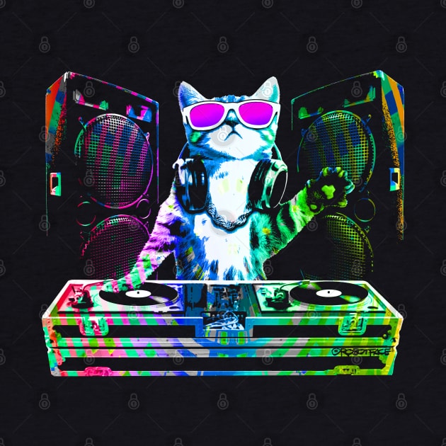 HOUSE CAT (That DJ Kitty) by robotface